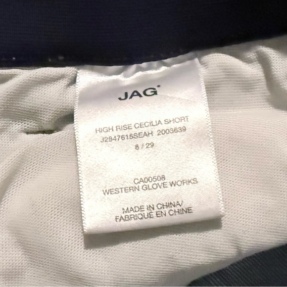 Jag Jeans Medium Blue Button-Fly Denim Shorts size 8 - Picture 4 of 9